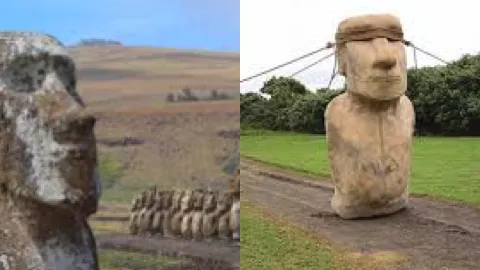 复活节岛摩艾搬运之谜